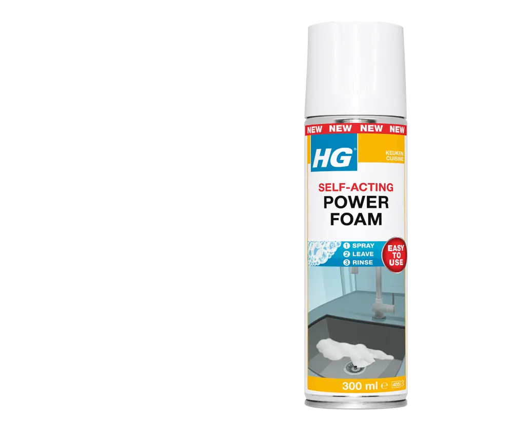 Shower foam HG onderhoud