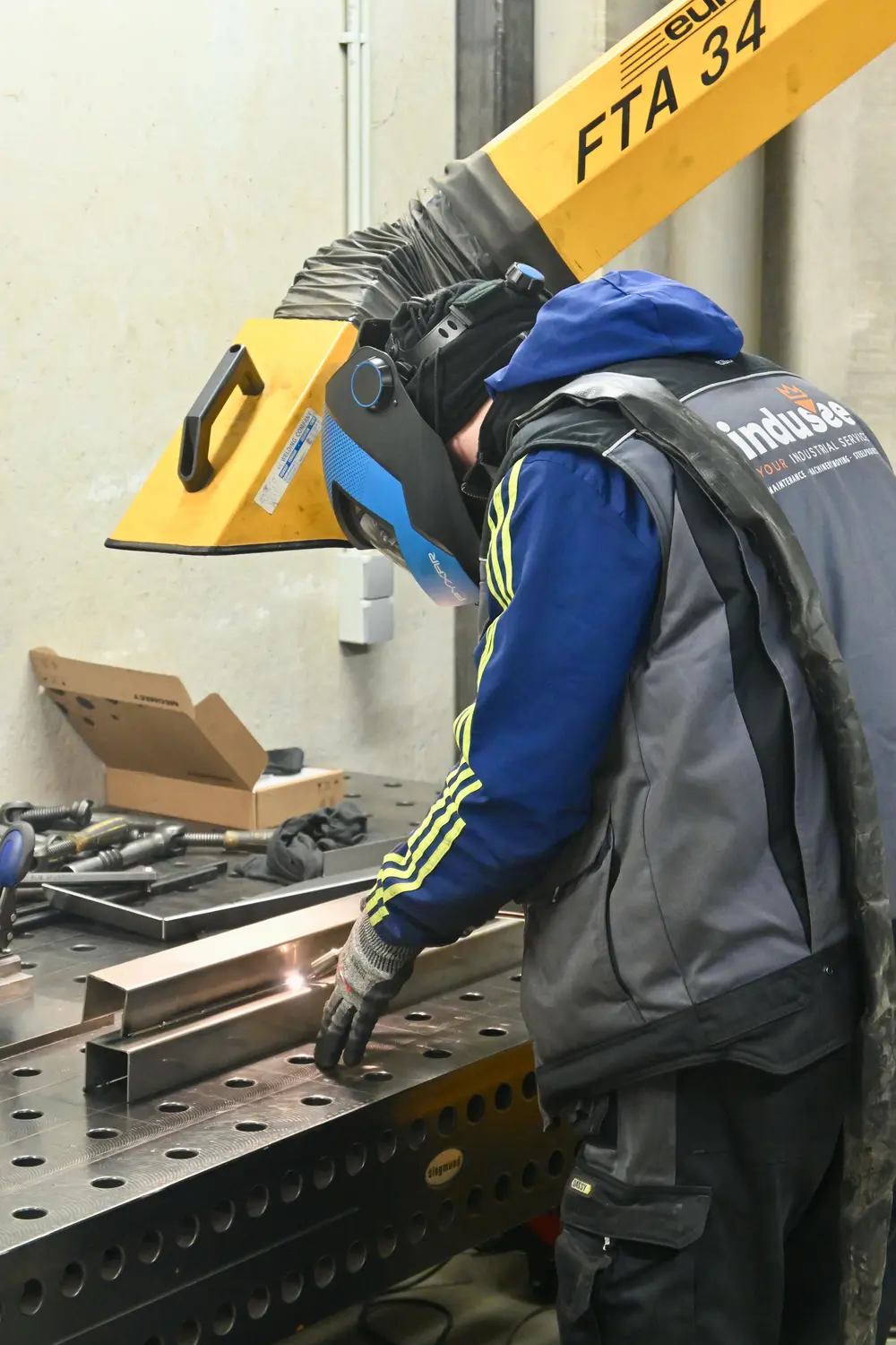 De nieuwste investering: een laserlastoestel