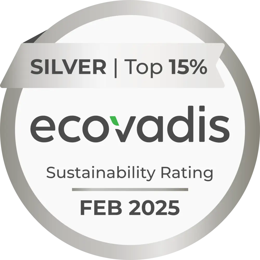 logo EcoVqdus zilveren medaille