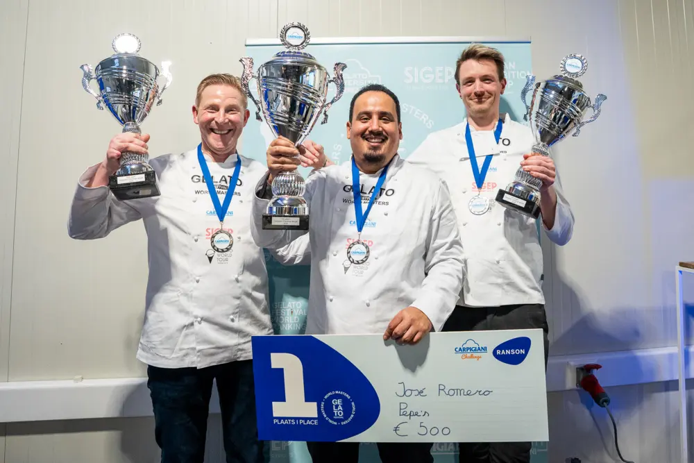 Winnaars wedstrijd gelato