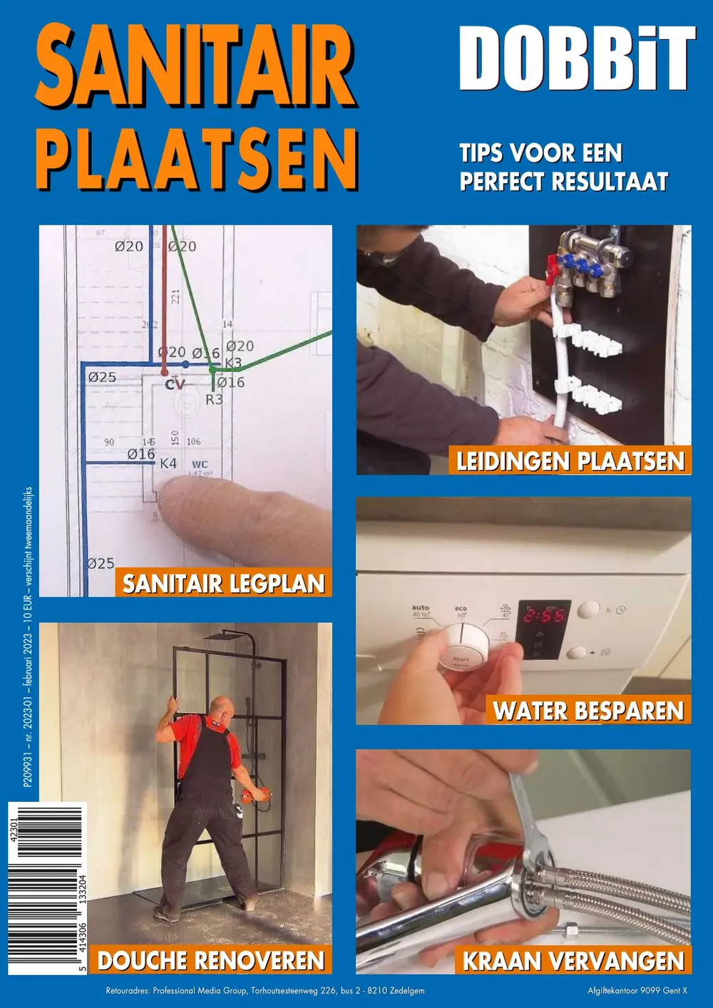 sanitair plaatsen