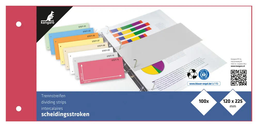 Kangaro Scheidingsstrook Rood