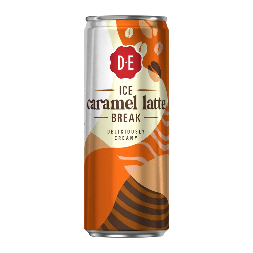caramel latte van Douwe Egberts