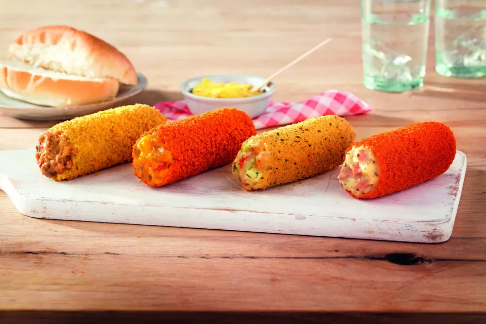 Verschillende soorten kroketten Laan Snacks