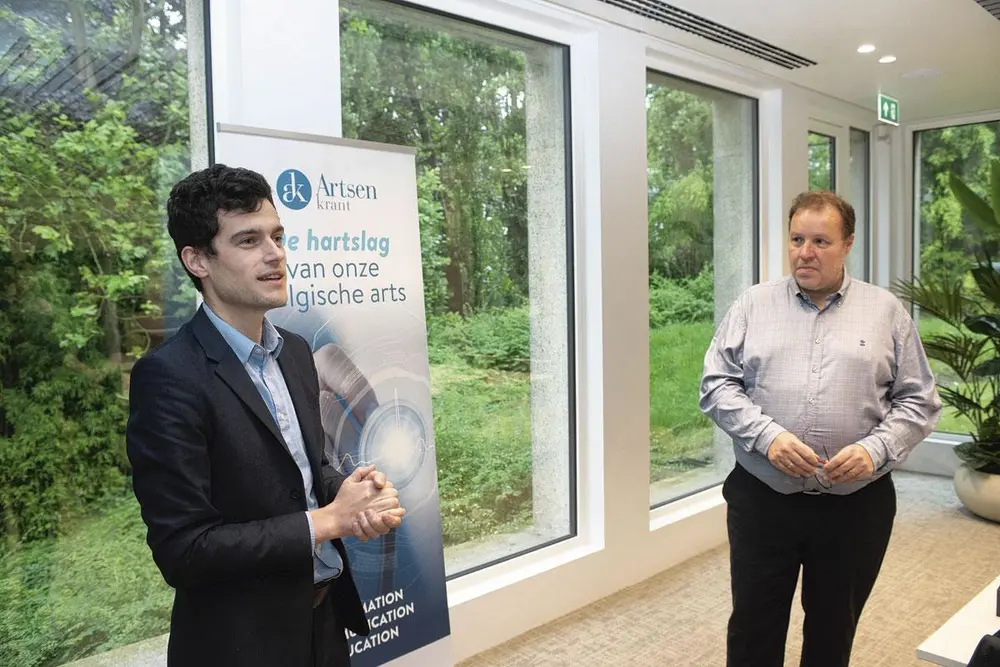 Fritz Schiltz besprak de raakvlakken tussen orgaandonatie en bloed- en/of plasmadonatie.