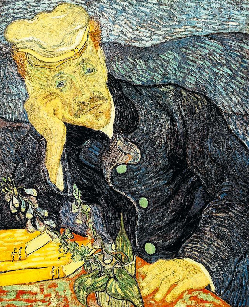 Portret van dr. Gachet, 1890. Parijs, Le Musée d'Orsay.