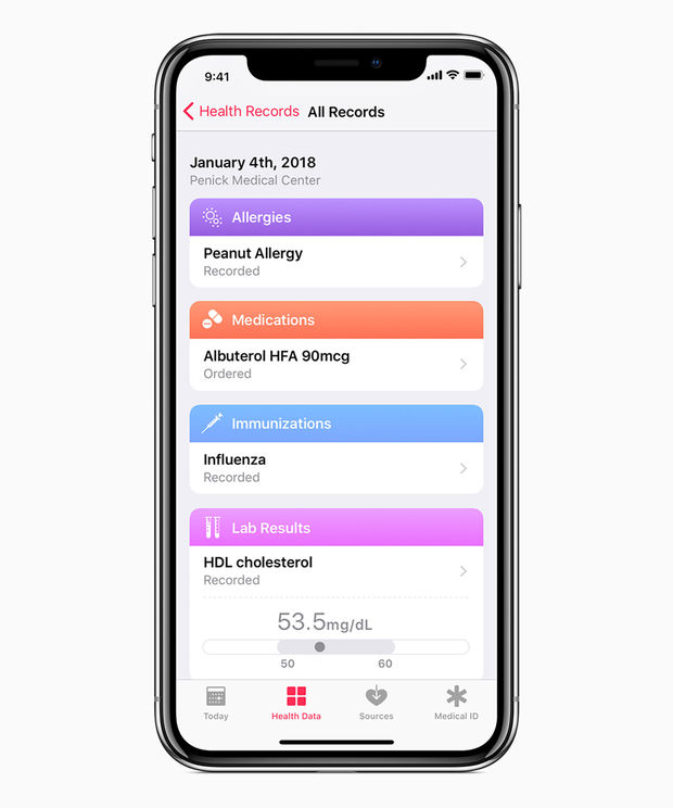 Apple gaat medische gegevens delen met app-ontwikkelaars