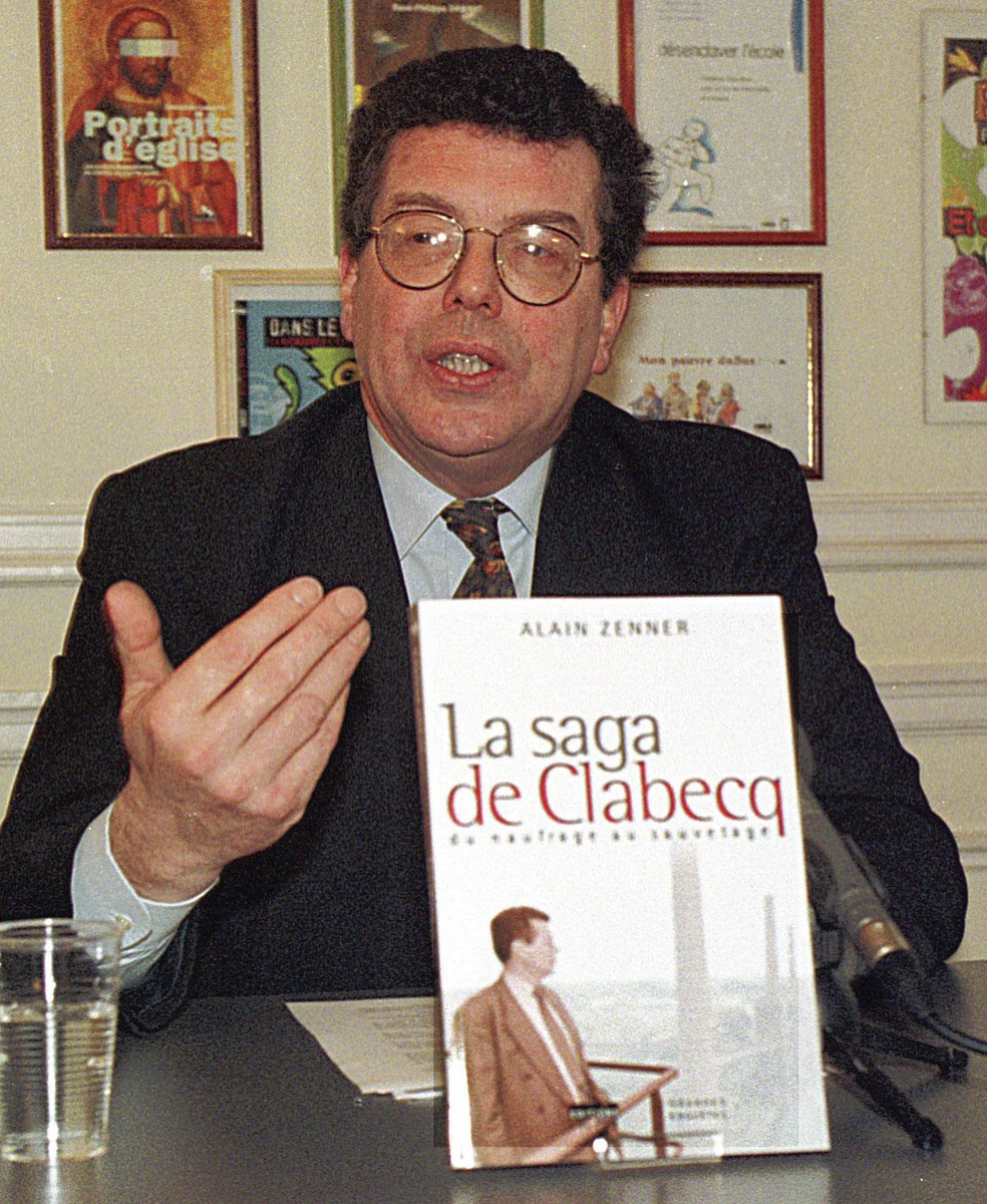 Alain Zenner est également l'auteur de La saga de Clabecq, qui raconte son expérience de curateur.