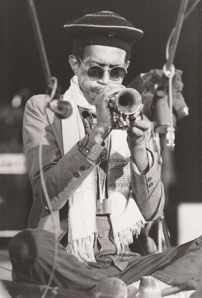 Don Cherry, een van de grondleggers van world fusion, was te gast in 1985.