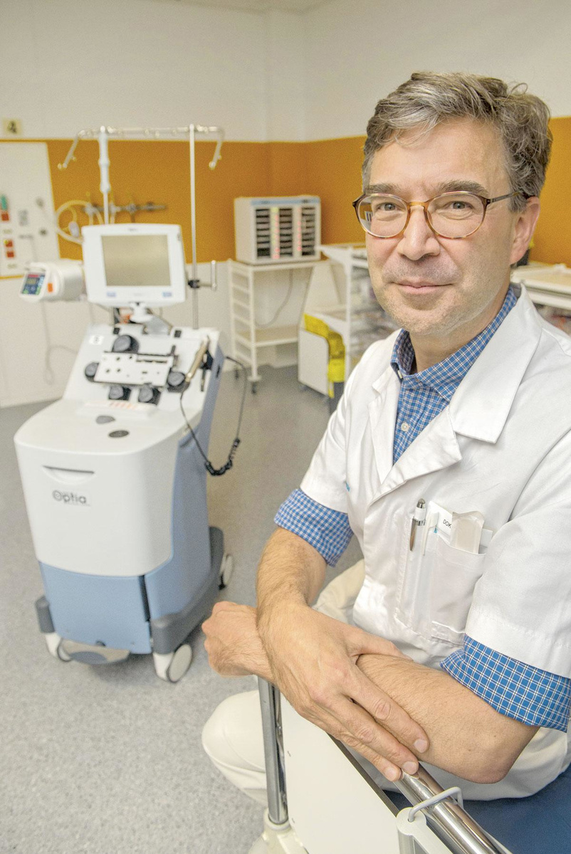 Donatie van bloedplasma 