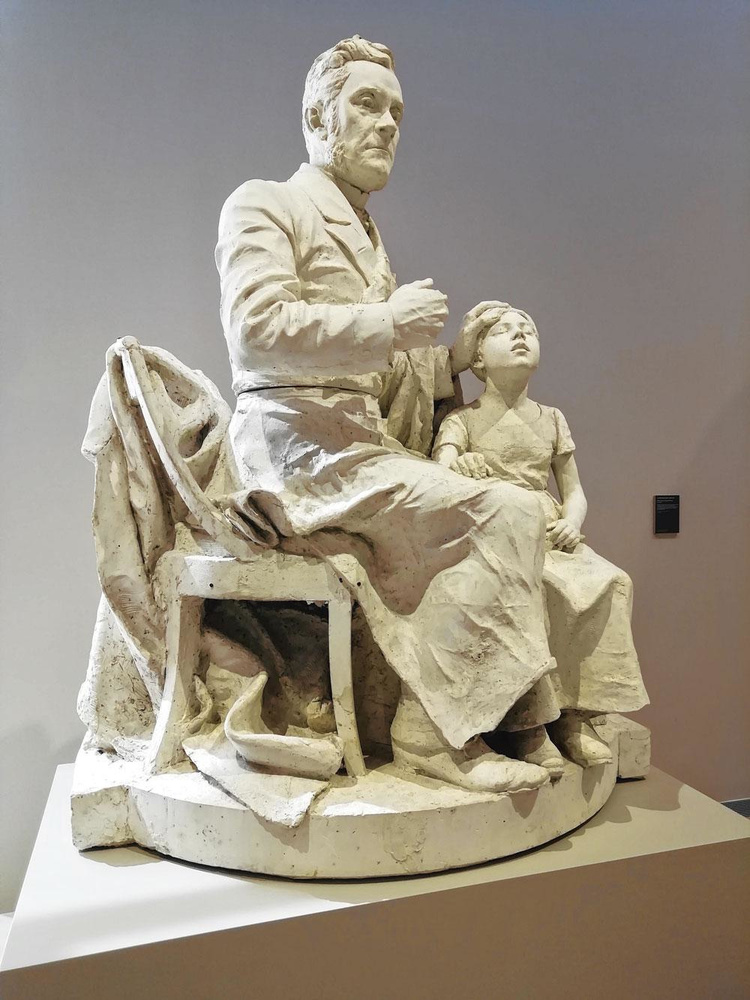 Alfred Boucher, Monument au docteur Panas, 1904. Musée Camille Claudel, schenking madame Boucher.