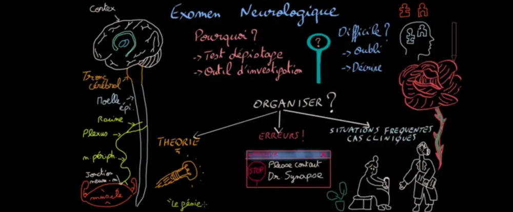 ... pendant que Docteur Synapse aide les patients à comprendre leur maladie