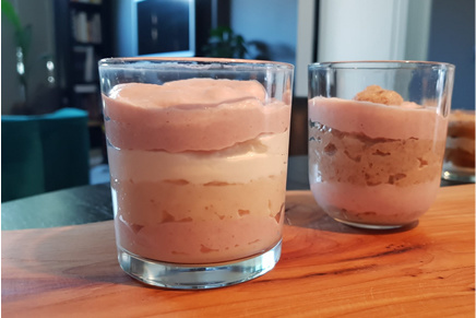 Dit zijn boterhammen met een laagje extra eiwit en een laagje ham.