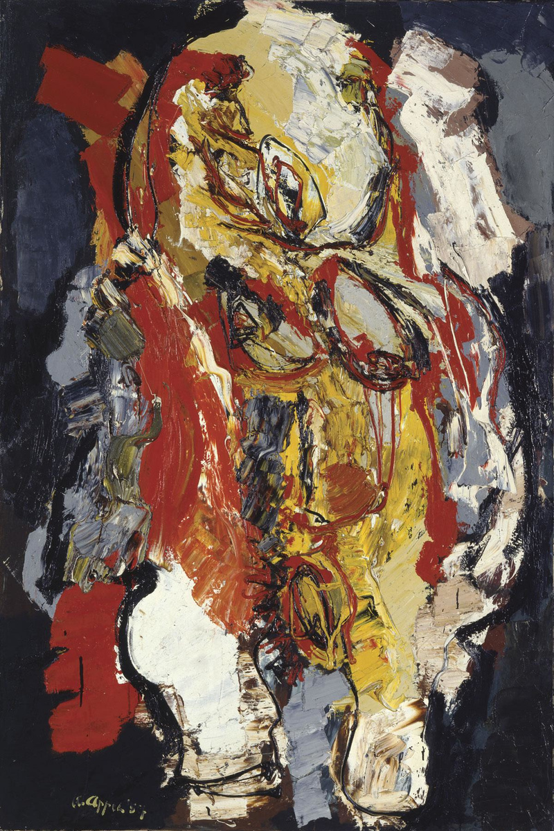 Roger Raveel, Hommage à Rubens, 1962, huile sur toile. Collection privée - prêt à long terme au Musée Roger Raveel / Communauté flamande.