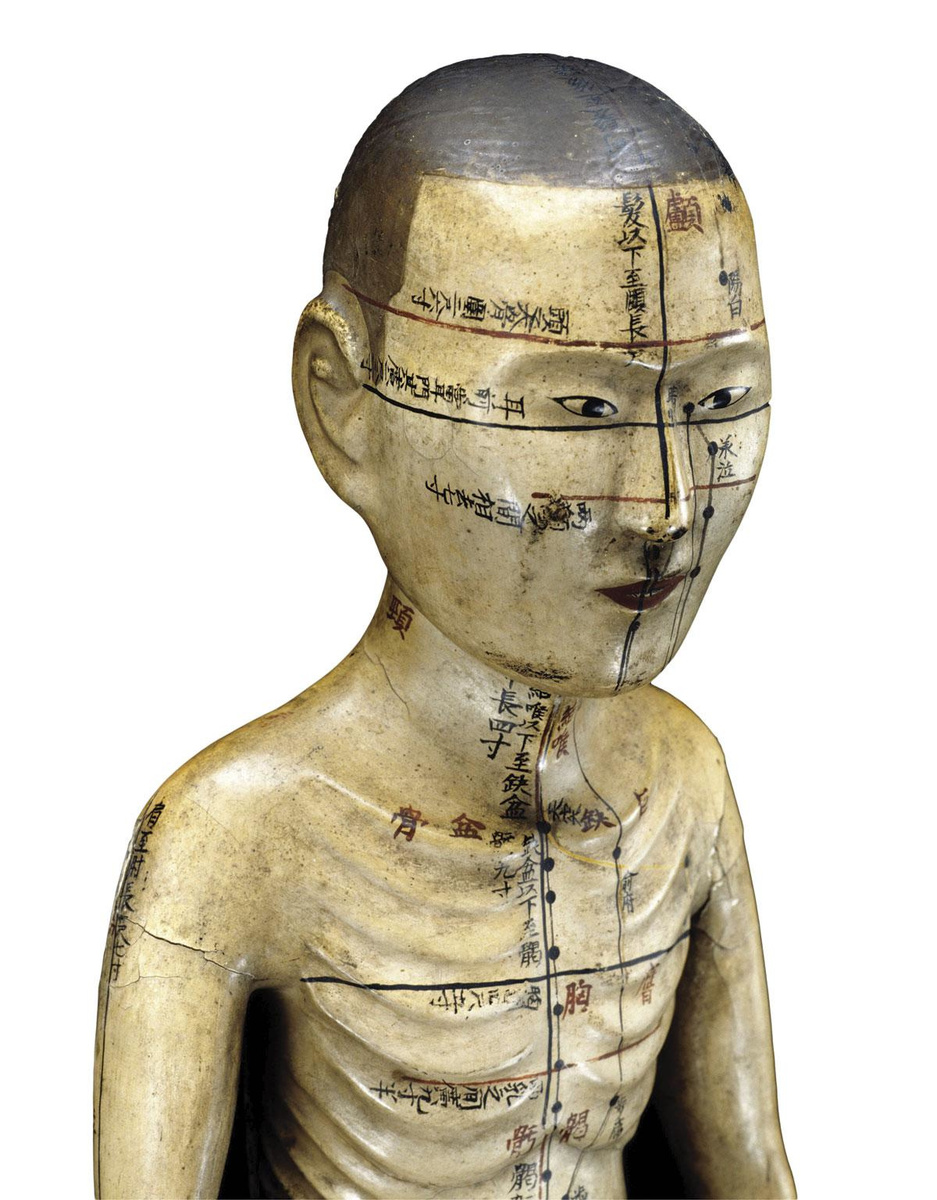 Mannequin d'acupuncture, Chine, dynastie Qing, 18e siècle