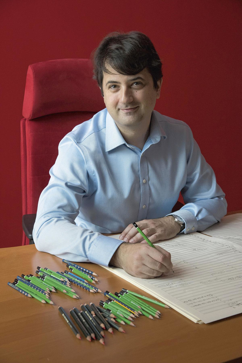 De gelauwerde componist en dirigent Bruno Mantovani schreef het plichtwerk voor de Koningin Elisabethwedstrijd 2021.