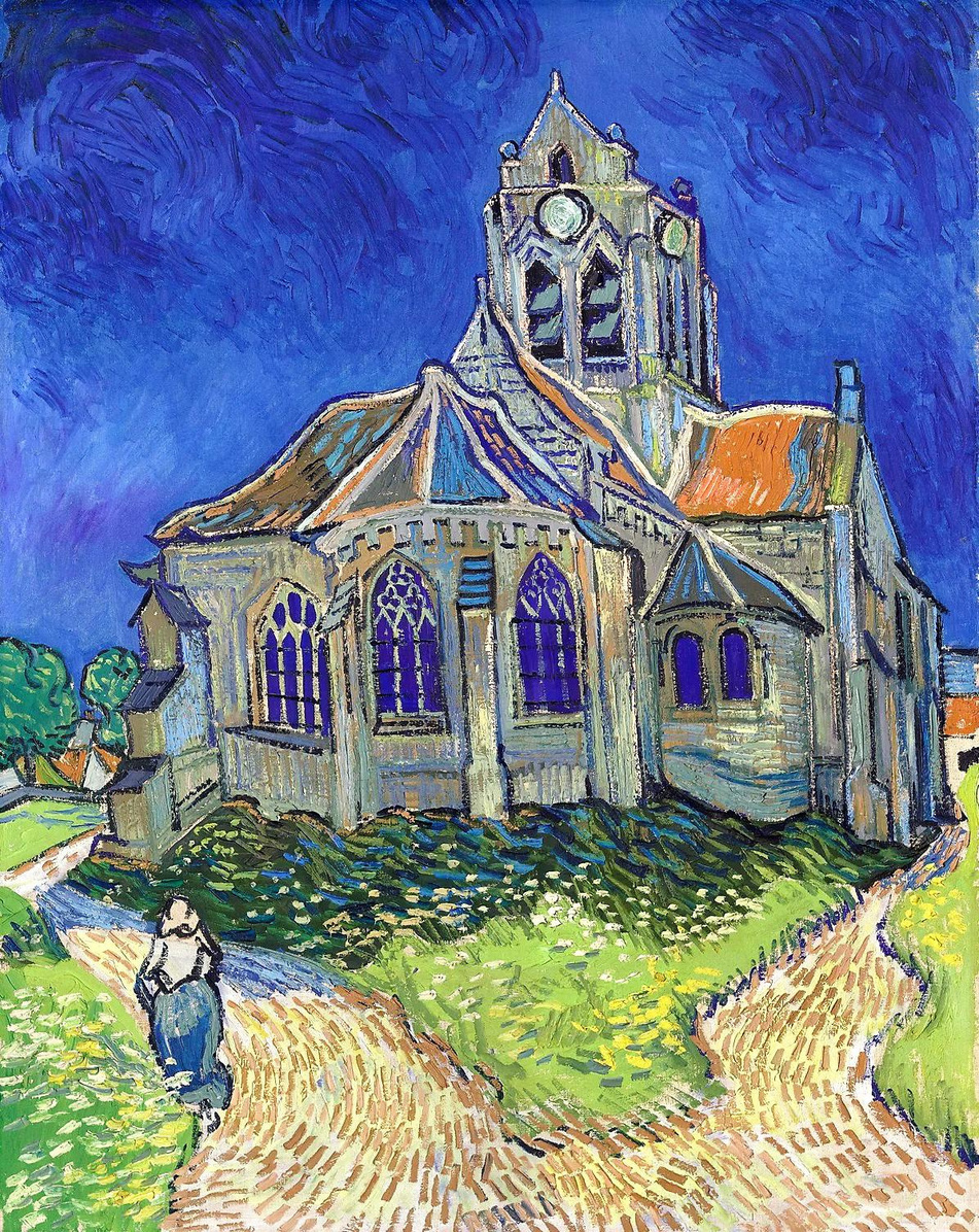 L'église d'Auvers.