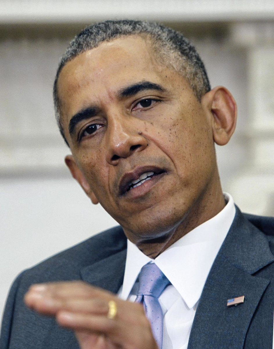 Stress brengt het grijs worden van het haar in een stroomversnelling (Barack Obama links bij zijn verkiezing tot president van de VS in 2009, rechts in 2014 tijdens zijn tweede mandaat).
