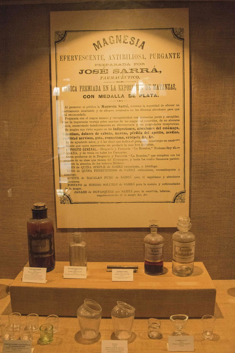 Petit tour par le musée de la pharmacie de La Havane.... 