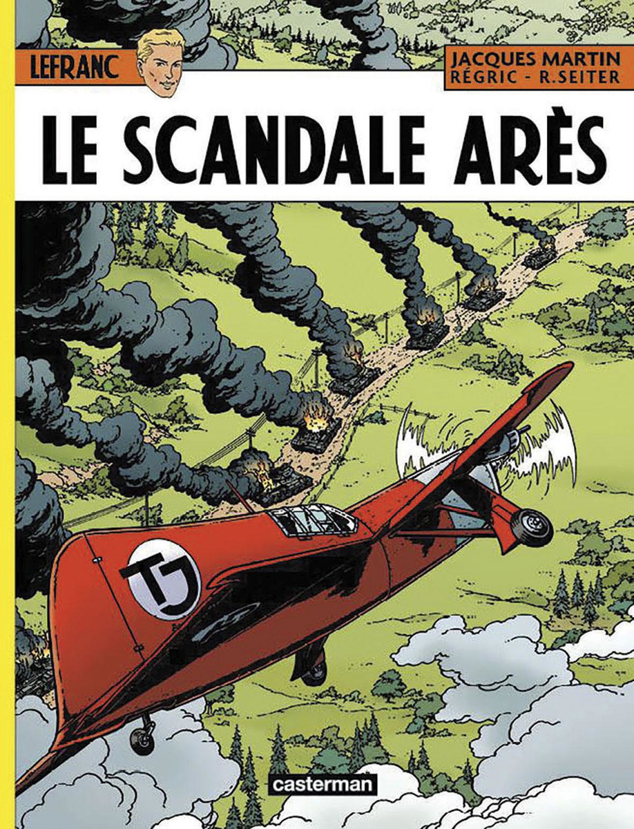 Une belle place est dédiée au dernier album qui vient de paraître, Le scandale Arès, dont Jacques Martin avait imaginé le scénario