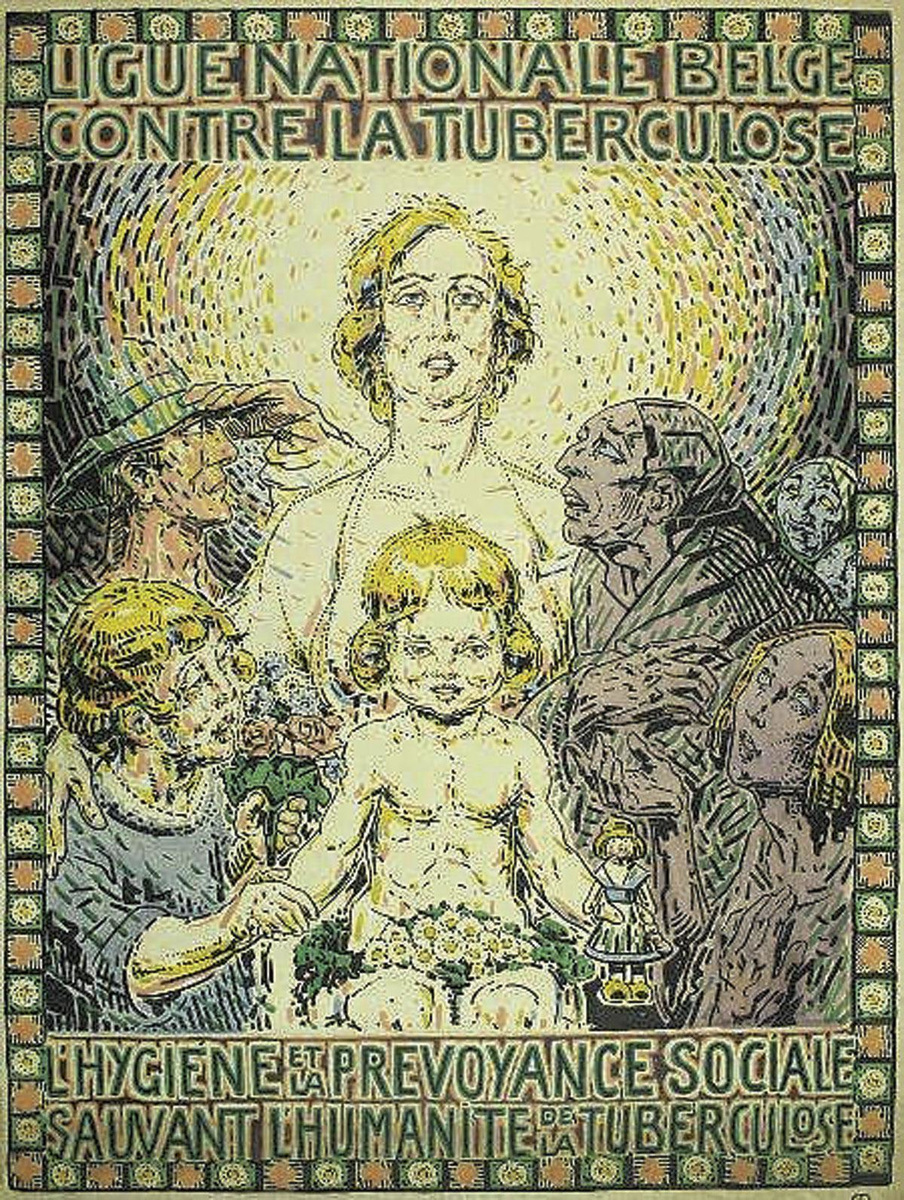 Affiche van de Mechelse kunstenaar Alfred Ost uit 1921.
