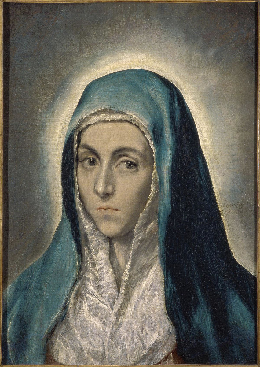 El Greco, Mater Dolorosa, ± 1590, Musée des Beaux-Arts, Straatsburg.