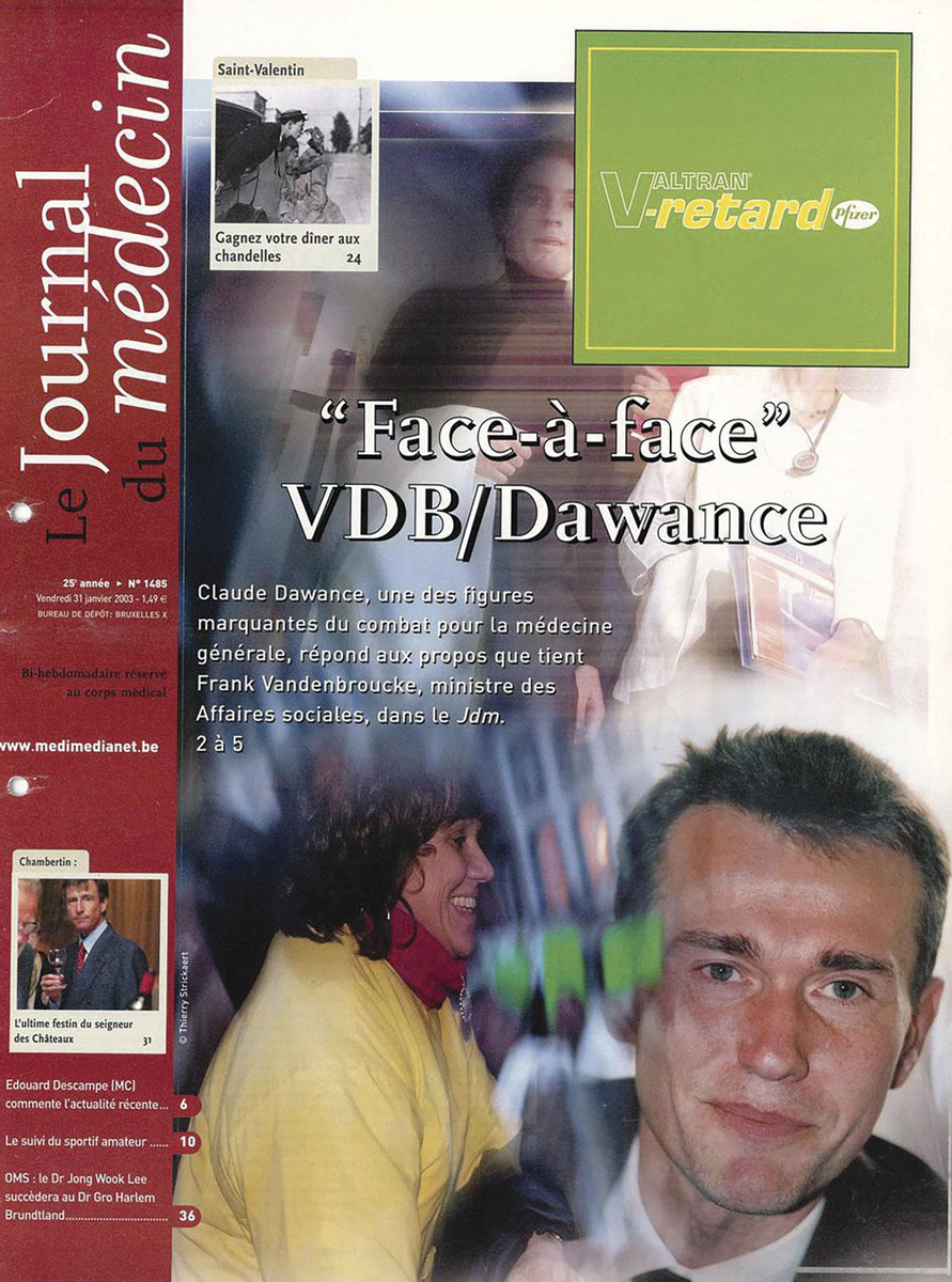 Le jeune ministre Vandenbroucke a dû, au début des années 2000, faire face à la résistance des médecins, entre autres contre sa volonté de mettre au pas les " surconsommateurs ".