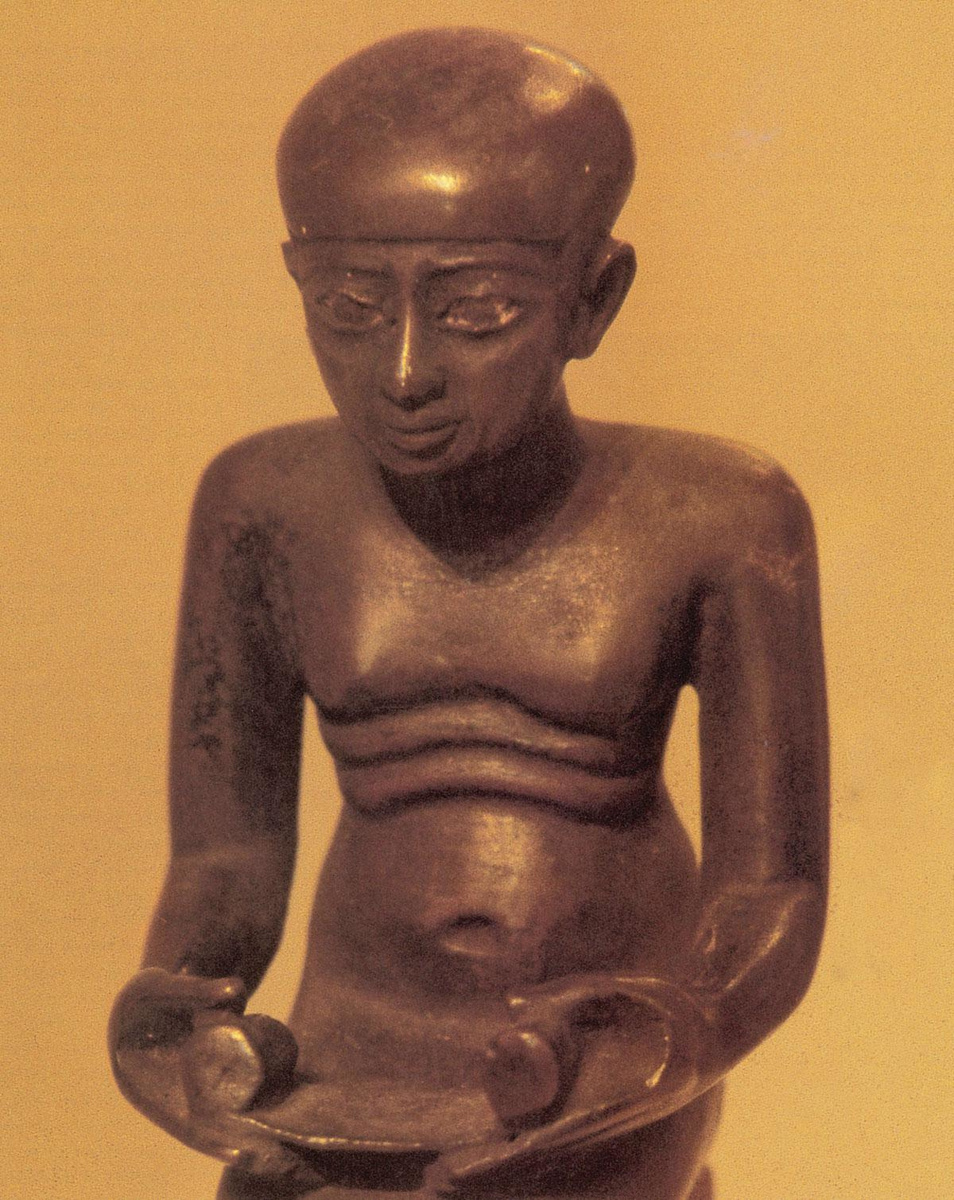 De Egyptische hogepriester Imhotep.