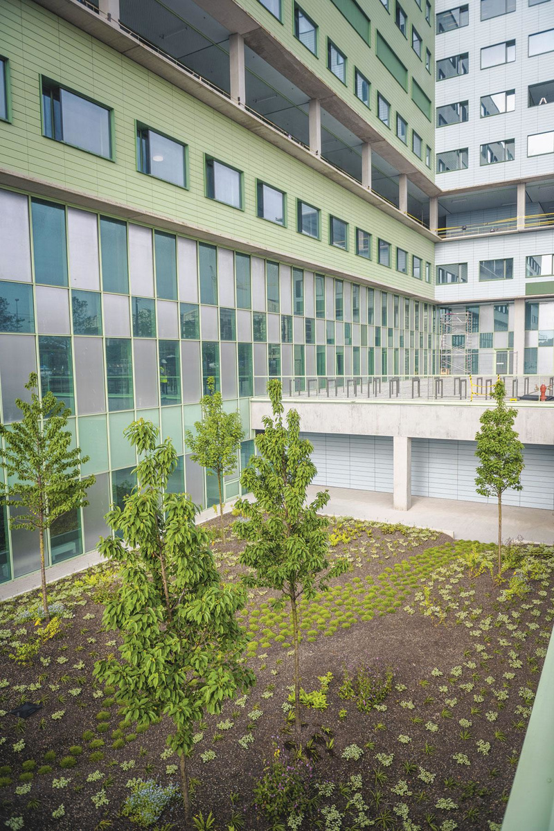 Le bâtiment a été conçu par Robbrecht & Daem architecten en collaboration avec VK Architects & Engineers