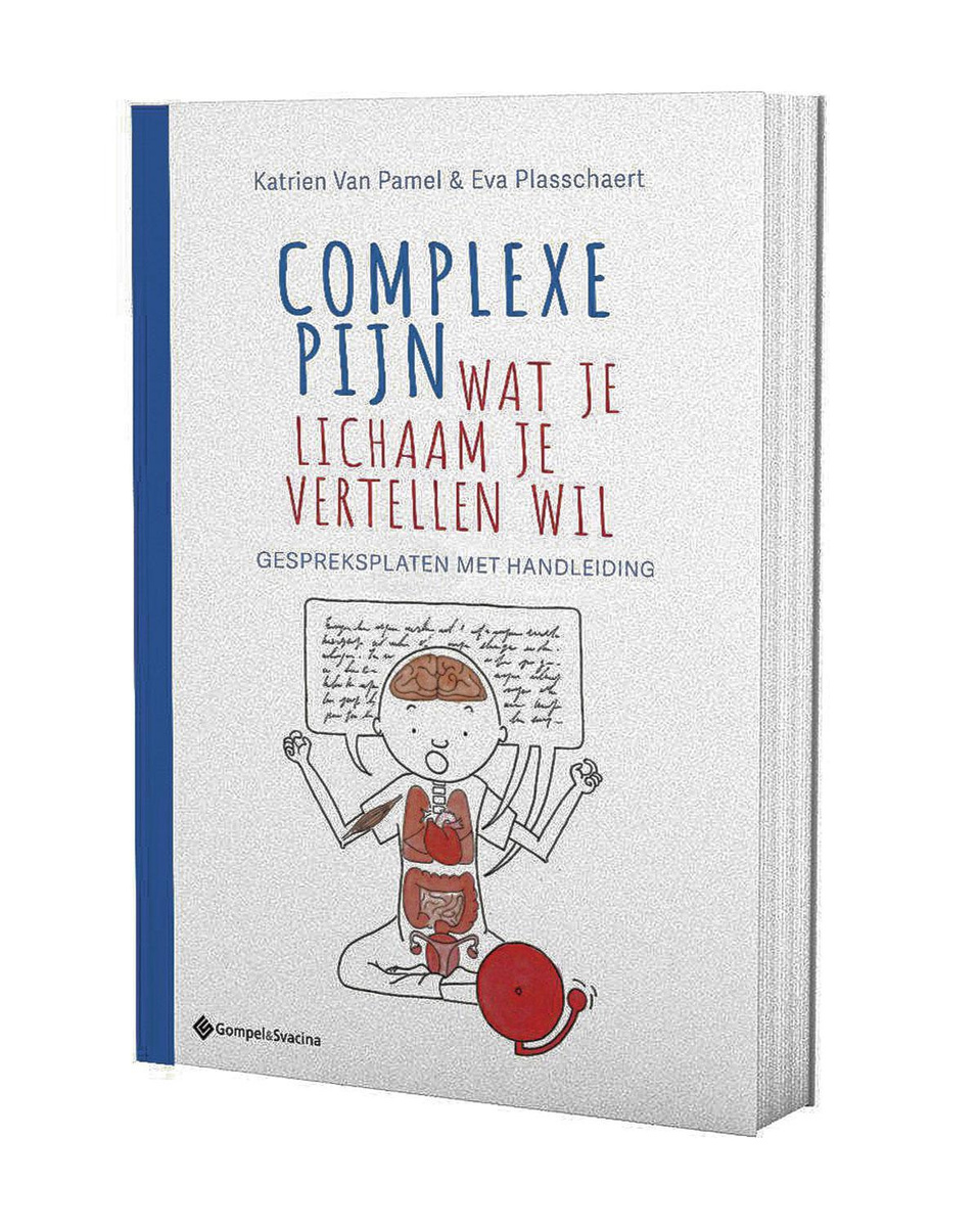 Katrien Van Pamel & Eva Plasschaert, Complexe pijn. Wat je lichaam je vertellen wil. Gompel&Svacina Uitgevers, 2024.