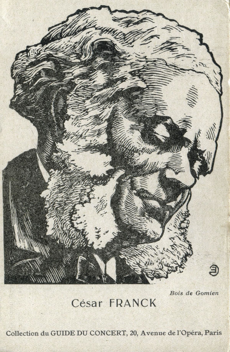 Ernest Jean-Alfred Gomien, Portret van César Franck, 1922.