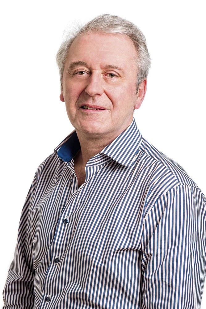 Jan Beeckmans, voorzitter van de Kunstcommissie UZ Brussel.