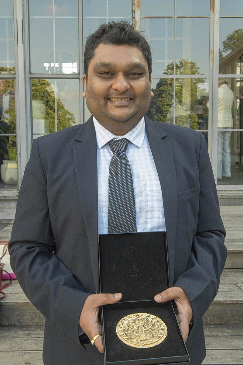 Professor Abhishek Garg (KU Leuven), winnaar van de Galenusprijs 2022 voor farmacologie.