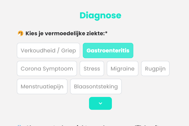 Voor welke klachten had u een briefje gewenst?