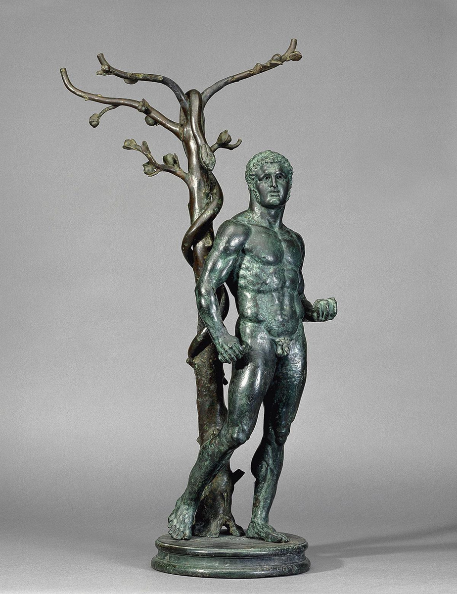 Herakles, brons, 250-30 v.Chr., uit Byblos.