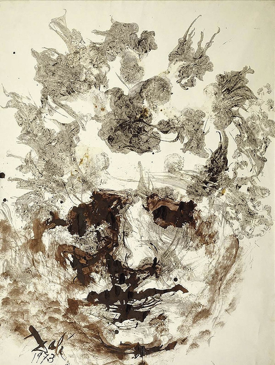 Dalí, Beethovens schedel, 1973.