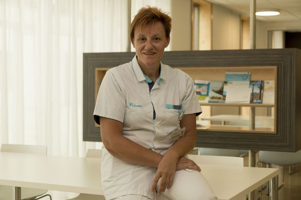 Hoofdverpleegkundige Sabine Bervoets