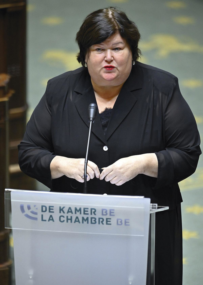 Maggie De Block, ancienne ministre (Open-VLD) de la santé publique et des affaires sociales