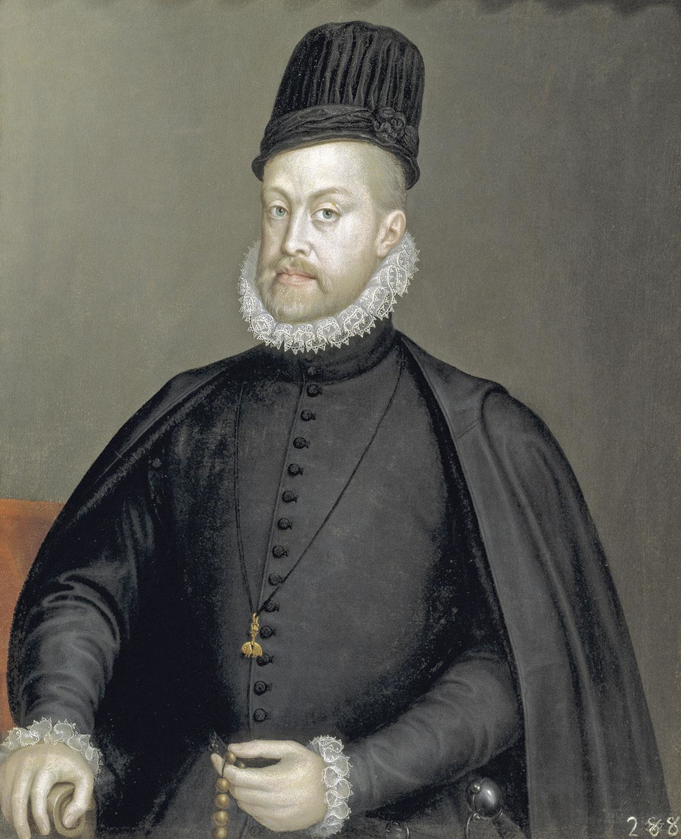 Sofonisba Anguissola (1535-1625), Portret van Filips II, koning van Spanje, 1565. Museo del Prado, Madrid.
