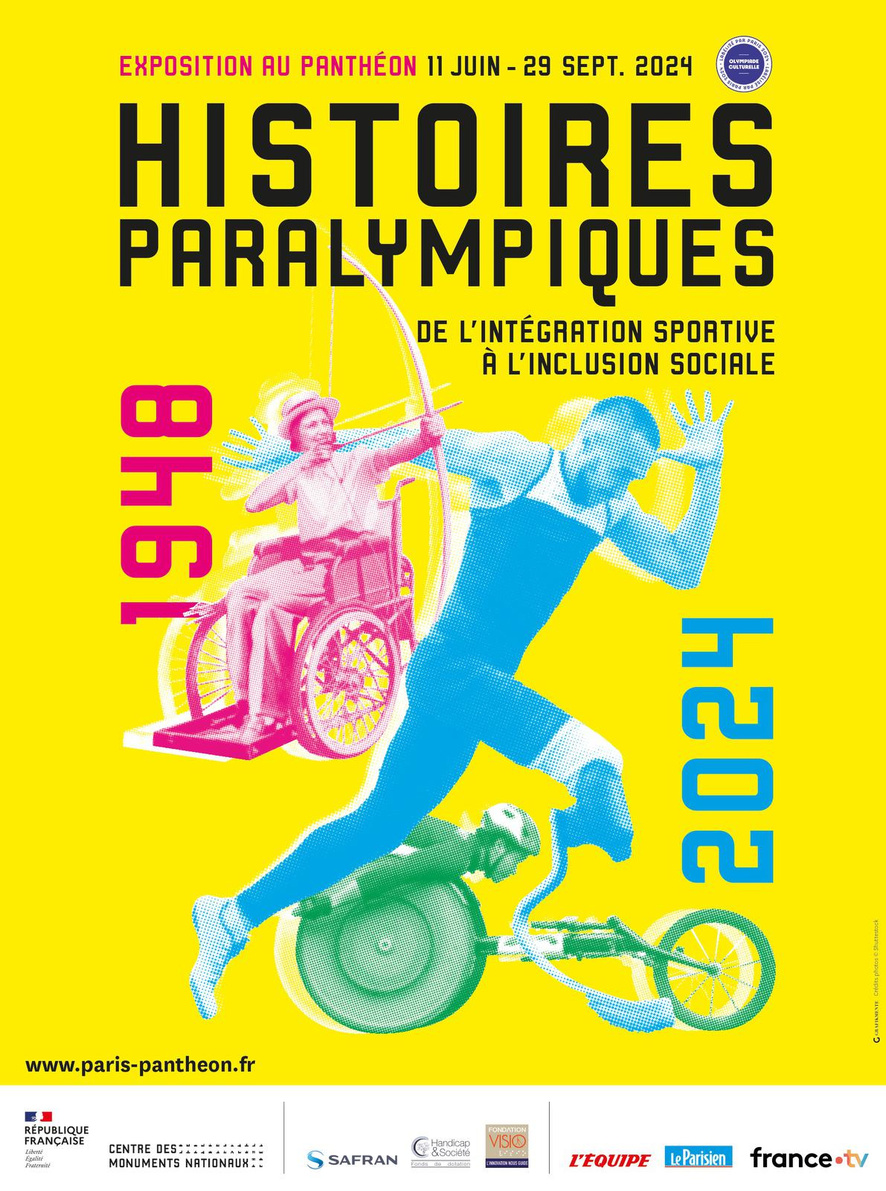 'Histoires paralympiques', une expo à découvrir au Panthéon