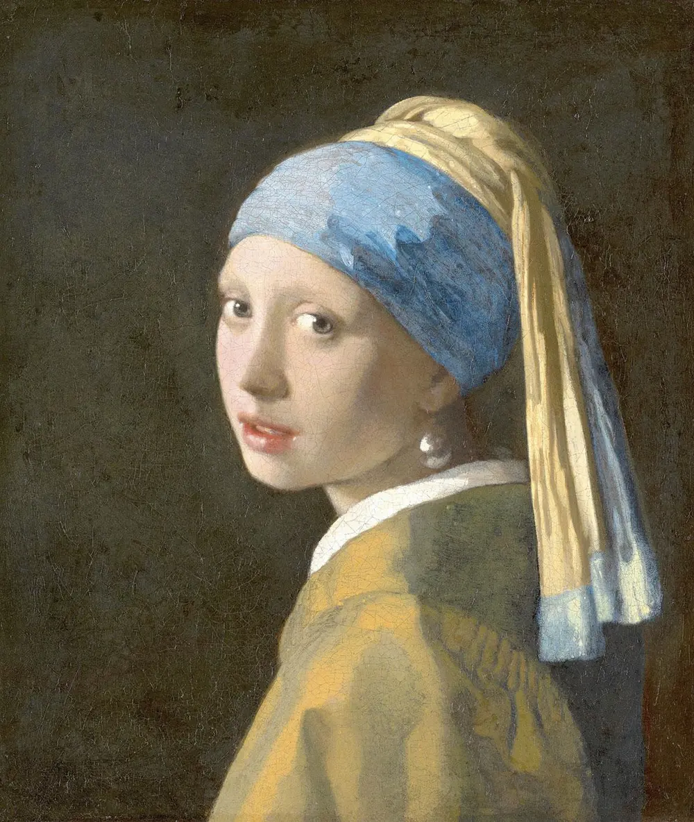 Johannes Vermeer, Meisje met de parel, 1664-67. Mauritshuis, Den Haag. Legaat van Arnoldus Andries des Tombe, Den Haag.