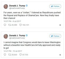 'Trumpcare is waarschijnlijk dood'