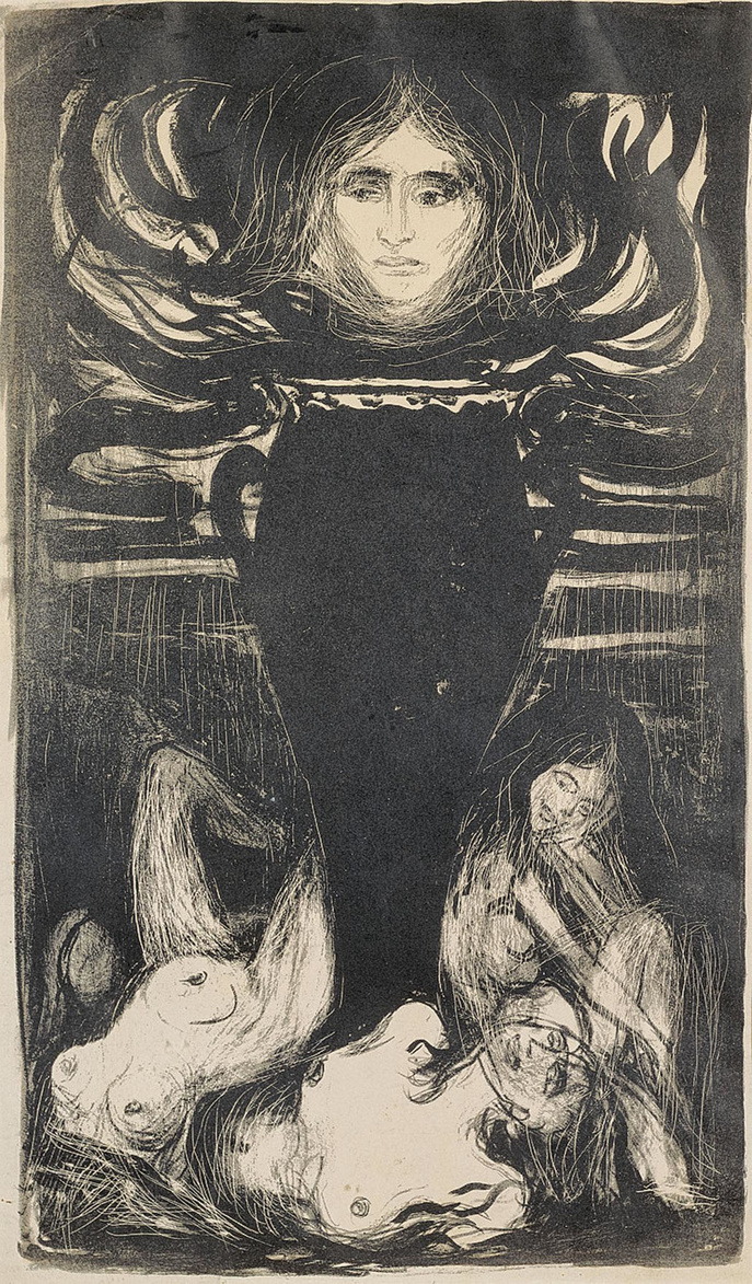 Edvard Munch, The Urn, 1896.