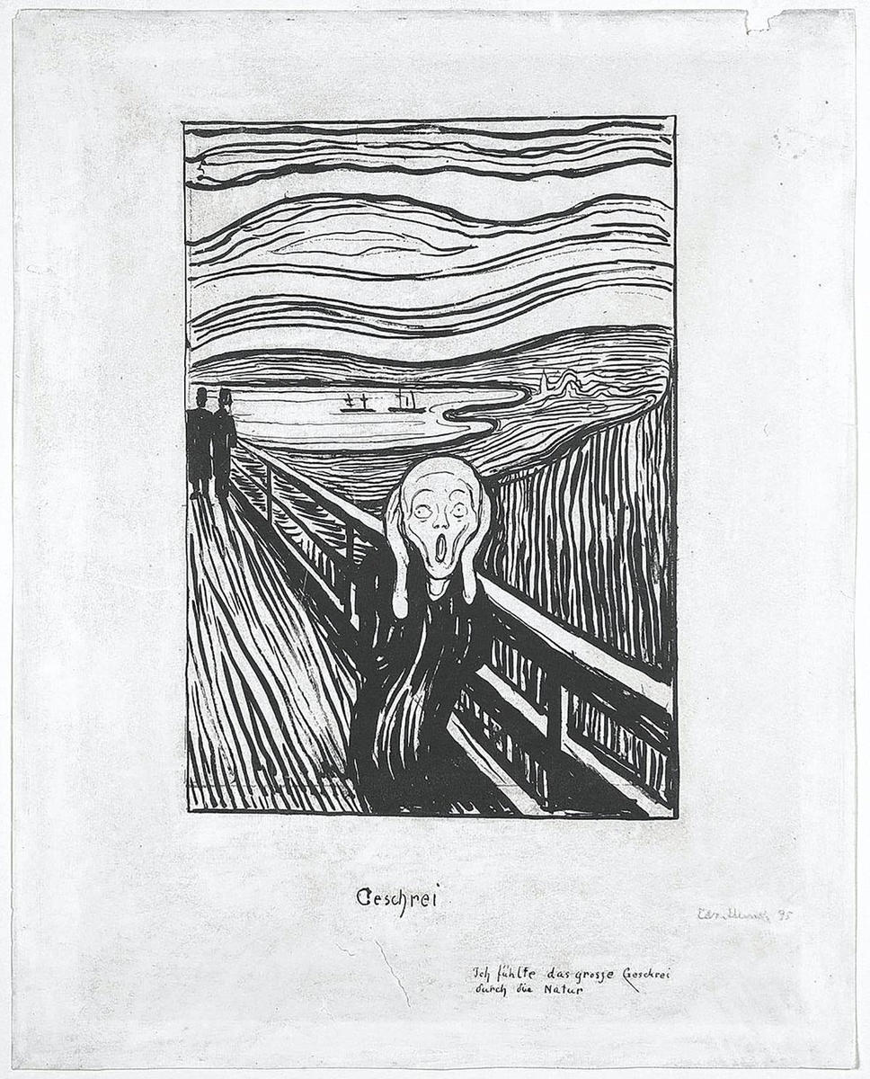 Edvard Munch, De Schreeuw, 1895.