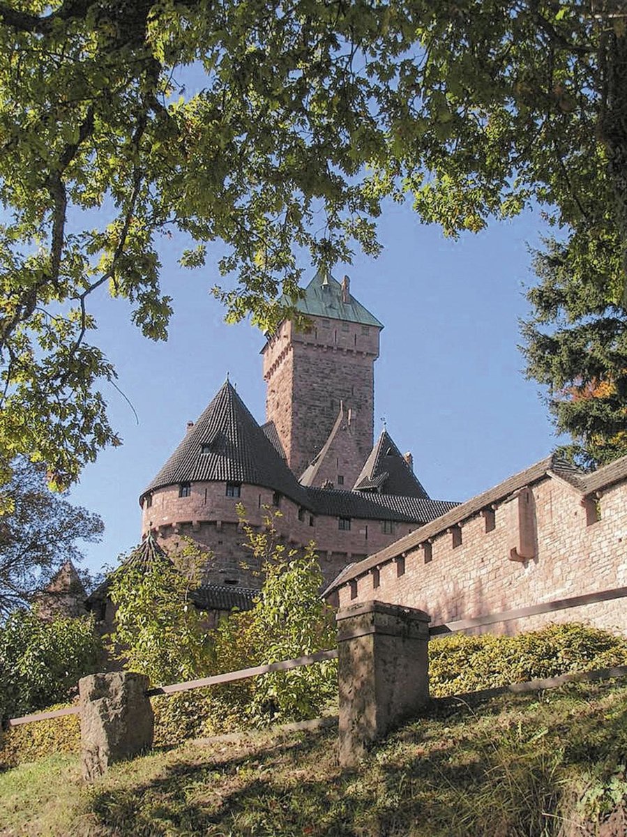 Het prachtige kasteel van Haut-Koenigsbourg.