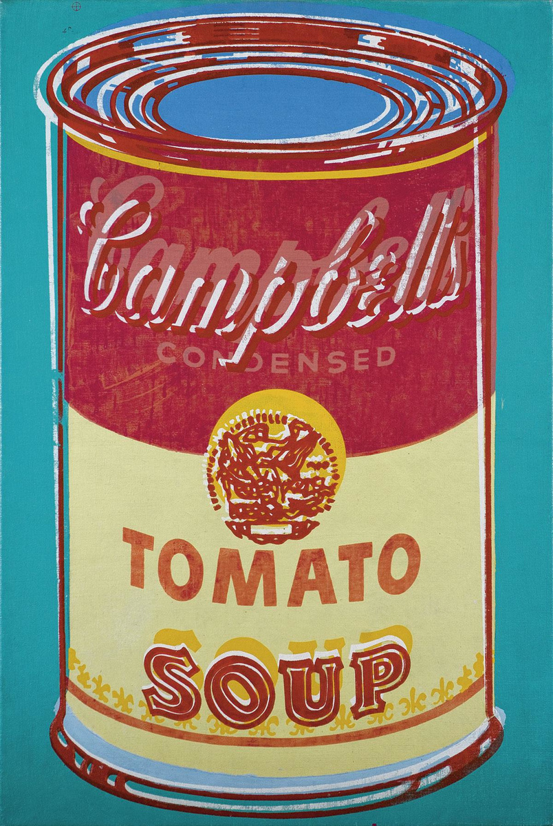 Andy Warhol, Campbell's Soup (Tomato), 1965. Museu Coleção Berardo, Lissabon.