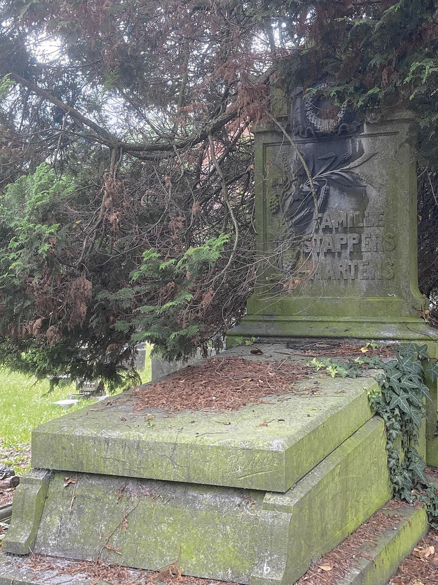 Louis Stappers werd herbegraven op het oud kerkhof van Hasselt.