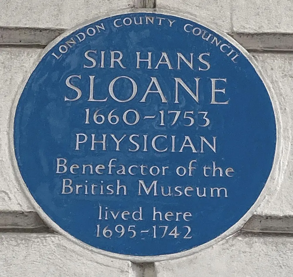 Woonhuis dr. Sloane aan Bloomsbury Square.