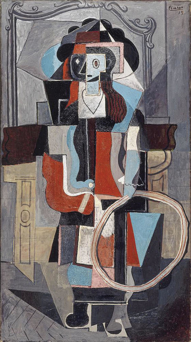 Pablo Picasso, Fillette au cerceau, 1919. Legaat Baronne Eva Gourgaud, 1965. Collectie Centre Pompidou, Paris/Musée national d'art moderne/Centre de création industrielle.