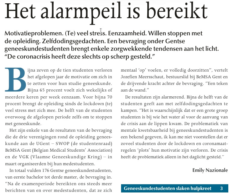 Het wordt elke dag moeilijker